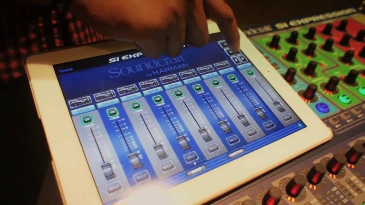 Soundcraft Si Expression Visi Remote YouTube