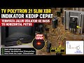 TV Polytron 21 Slim XBR Indikator Kedip Cepat | Ternyata Jalur Osilator ke Basis TR Horizontal Putus