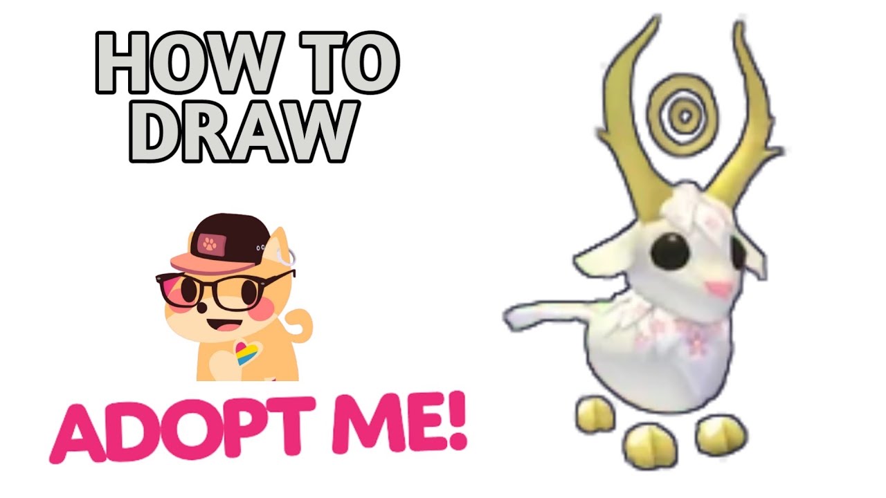 How To Draw Goldhorn Roblox Adopt Me Mythic Egg Pet Cute Easy Step