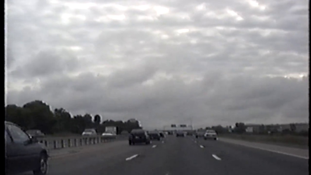 Driving Highway 401 through Scarborough and Pickering in 1992
