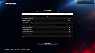كيفية تغيير مستوى الصعوبة في وضع الكون في لعبة WWE 2K26 screenshot 4