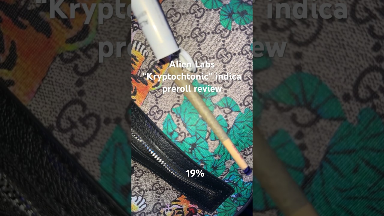 Alien Labs “Kryptochtonic” indica preroll review