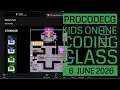 ProCodeCG Kids Regular Coding Class - Online - 6 June 2026