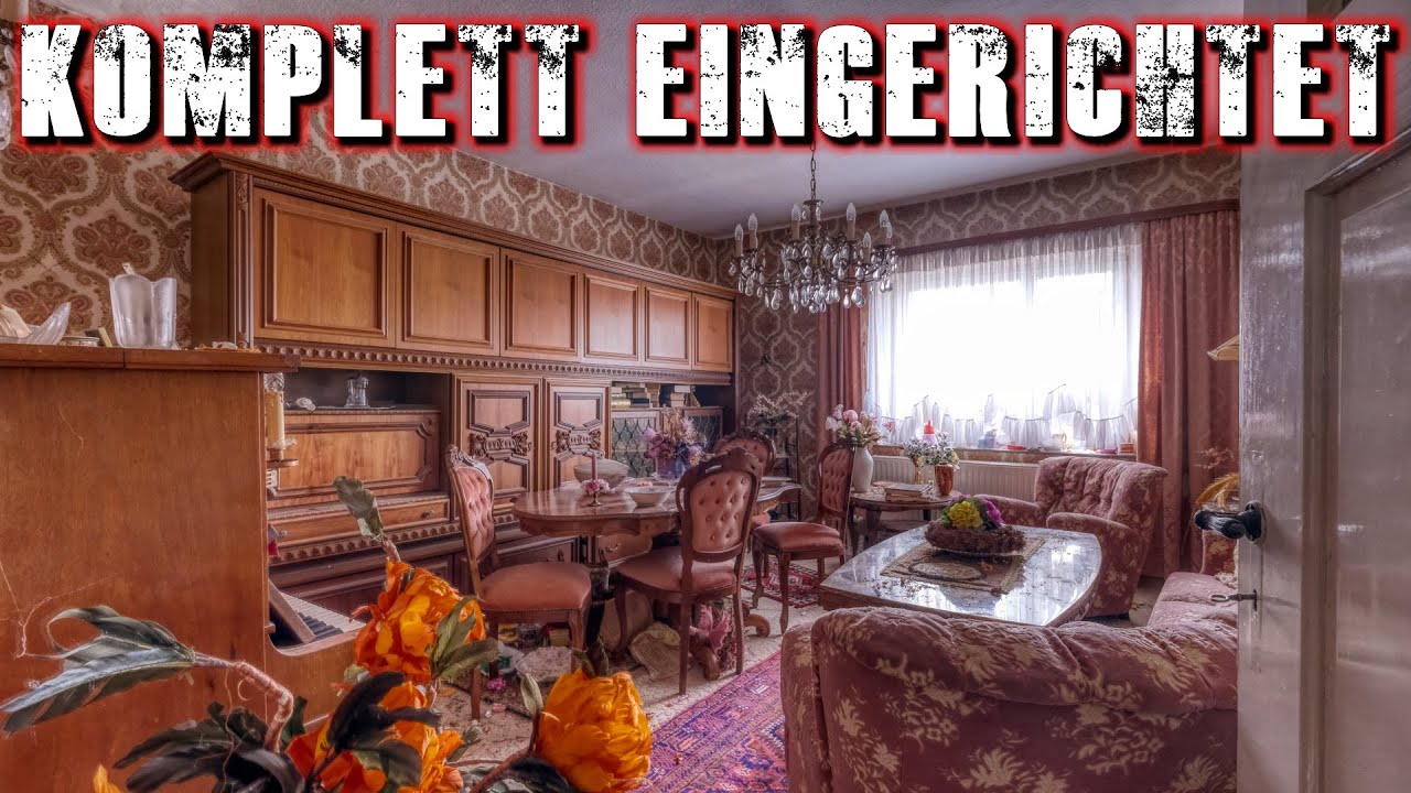 ALLES ZURÜCKGELASSEN im HAUS DER FLORISTIN -  doch was ist hier passiert? 🔎 Lost Place Urbex