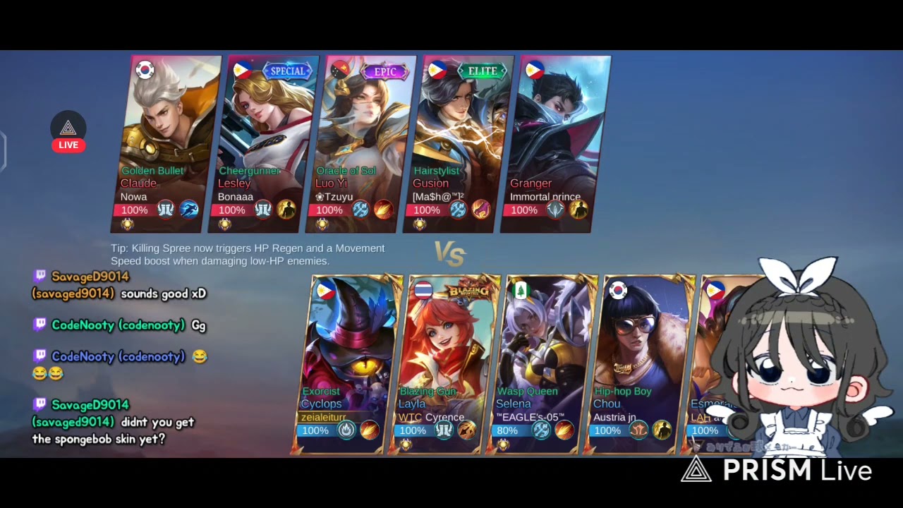 [PH/EN] Mobile Legends Bang Bang | PH Server | !join !discord !tip !throne !lurk | VIEWERS CAN JOIN