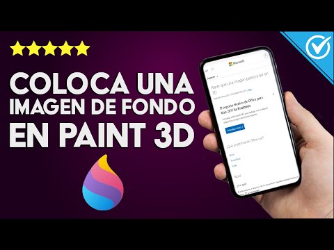 ¿Cómo colocar una imagen de fondo en PAINT 3D? - Personaliza tus imágenes