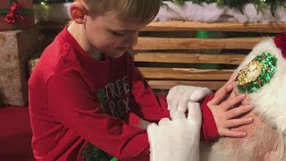 Autistic Fort Worth boy 'sees' Santa for first time