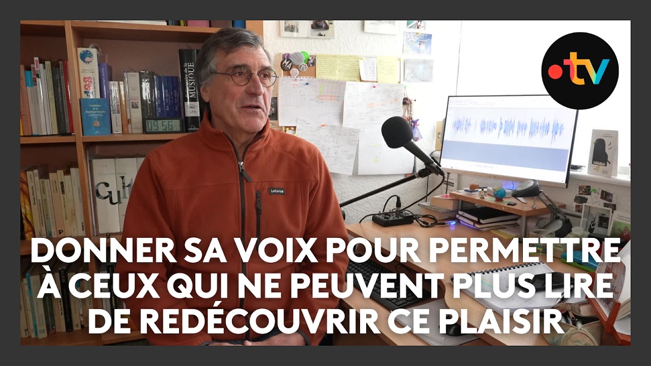 Donner sa voix pour enregistrer des livres pour ceux qui ne peuvent plus lire