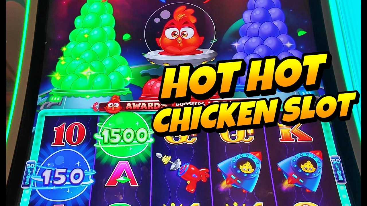 🚨🚨 HOT Crazy Chickens in Space Slot Machine!! @DelawareParkCasino