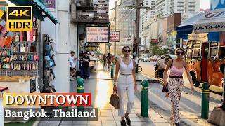 [BANGKOK] Strolling Vibrant Bangkok Downtown From Pratunam to BTS Ratchathewi | Thailand [4K HDR]