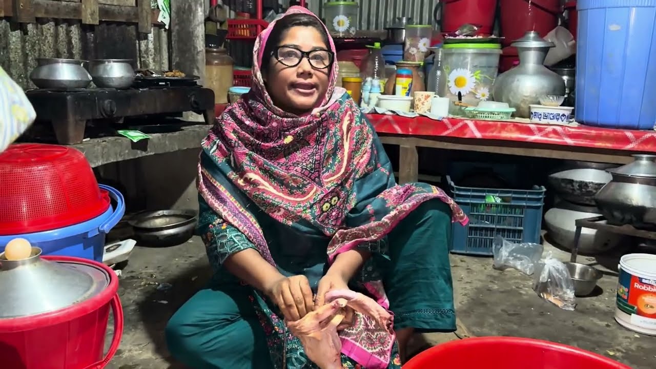 আয়োজন শুরু হয়ে গেছে ২০০ জনের রান্না হবে ইনশাল্লাহ