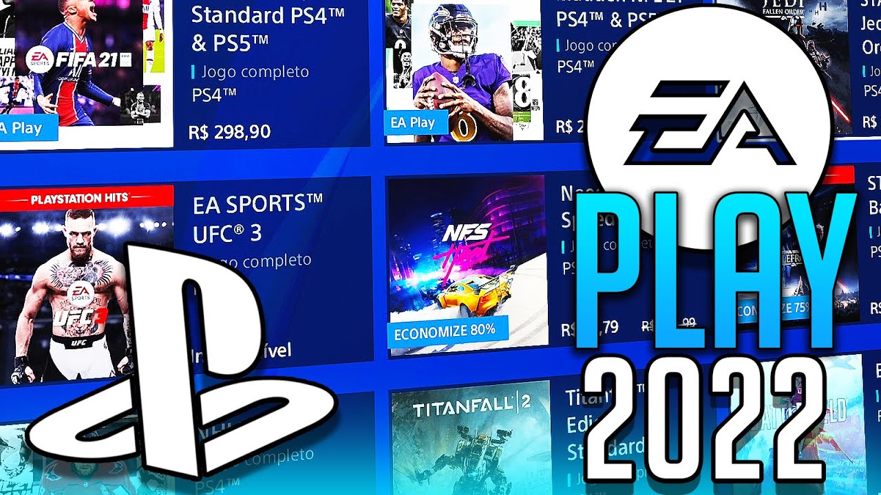 EA PLAY - COMO VER OS JOGOS NO PS4 + VALE A PENA? PS4 2022 