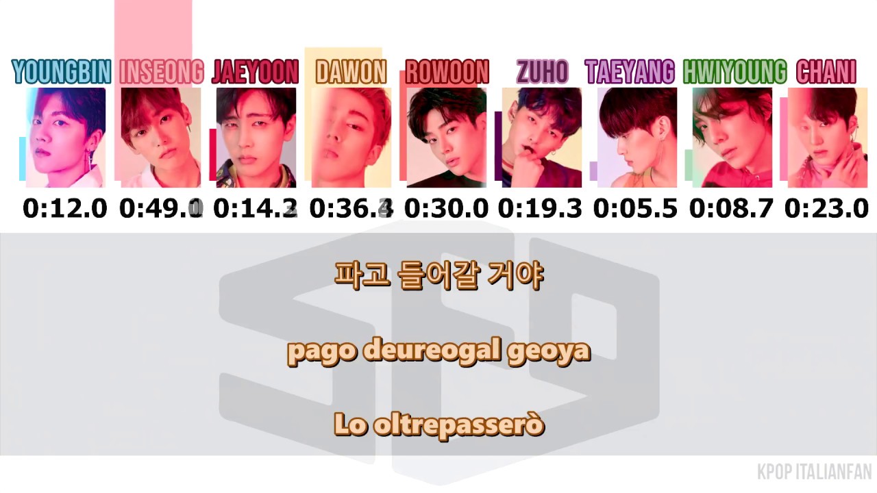 SF9 - Shadow (Han|Rom|Sub ita) [Line Distribution|Color Coded] - YouTube