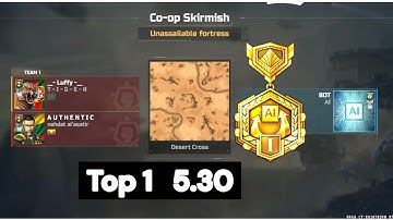 art of war 3 || ai top Desert Cross map || best time 5.30 || chitahaow3 