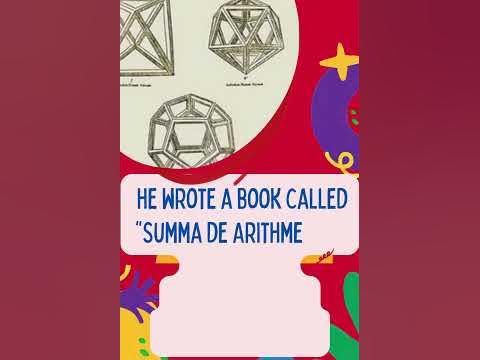 ACCOUNTING HISTORY, Luca Pacioli FATHER OF ACCOUNTING #shorts - YouTube