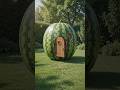 I truned a giant watermelon into a luxurious living room.