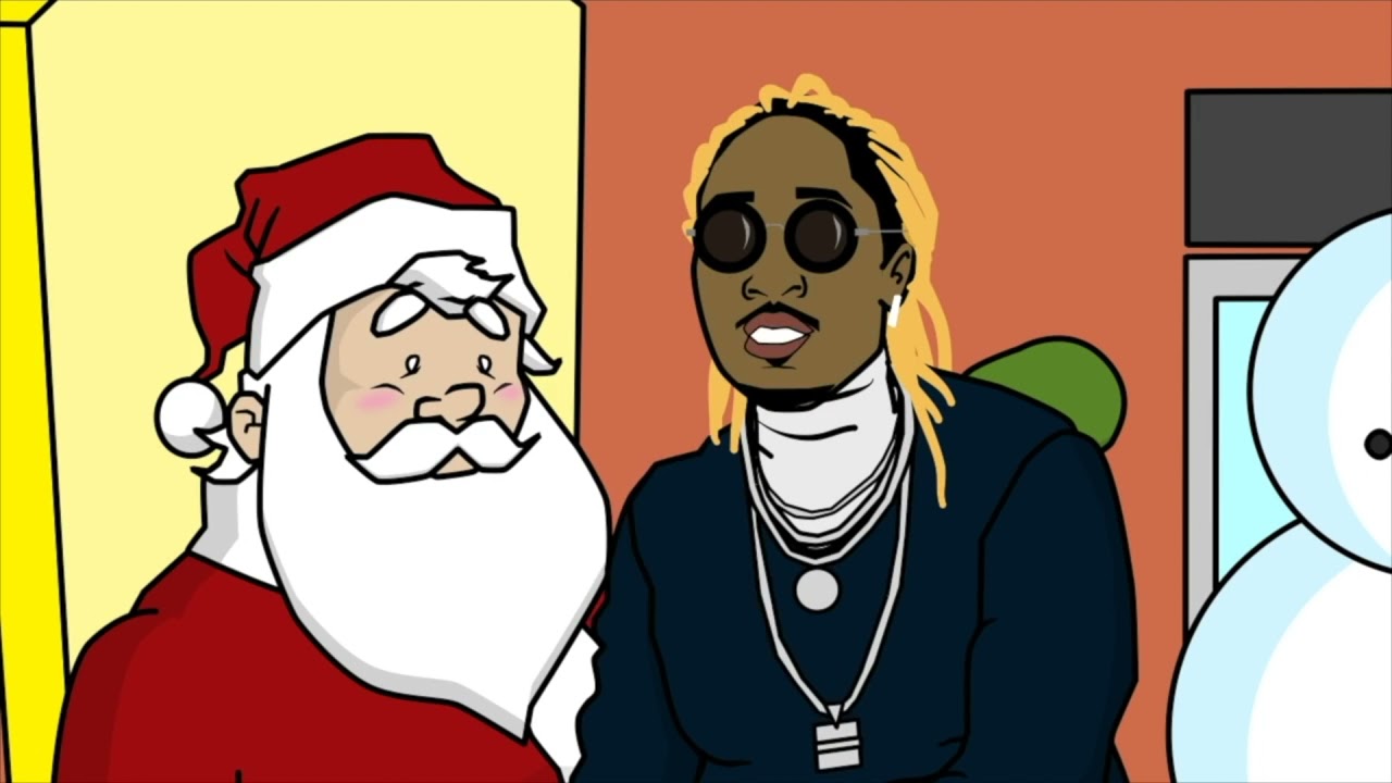 Rappers sitting on Santas Lap - YouTube