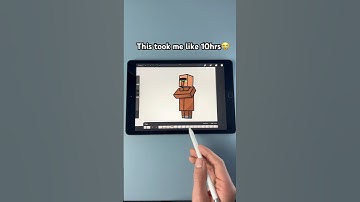 This took me like 10+ Hrs😭 #procreate #minecraft #art #funny #minecraftdrawing #animation