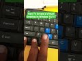 Create Virtual Desktop in Windows 10/11