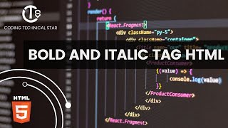 Use VSCode Live Preview Extension & Bold & Italic Tags in Html | Web Development Basics Course