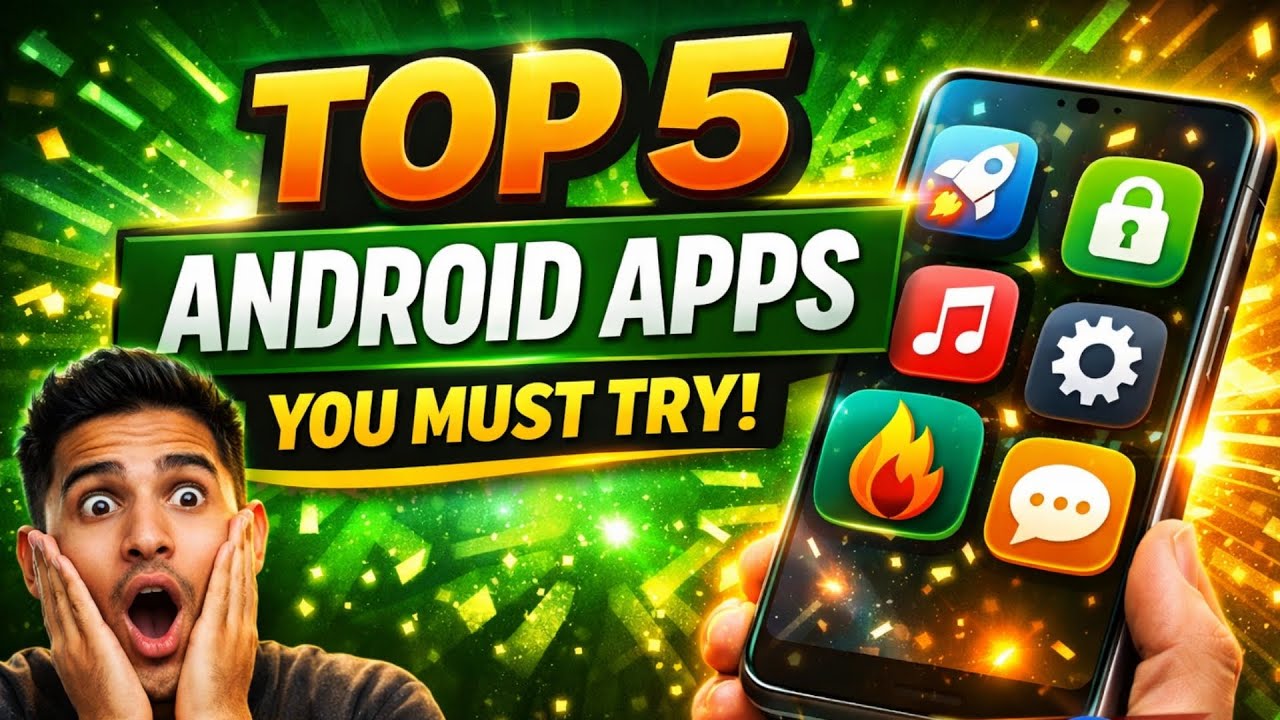 Top 5 Android Apps You MUST Try in 2026 | Life Changing Apps! - YouTube