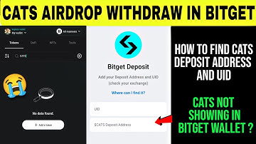 Cats Airdrop Withdrawal Bitget Cats Deposit Address & UID |Cats Bitget Wallet Connect Kaise karen ?