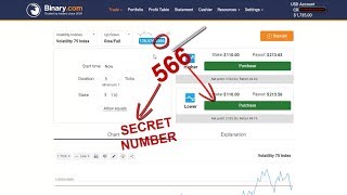 Secret Number, Rise Fall Trading Strategy Binary option volatility Index binary com