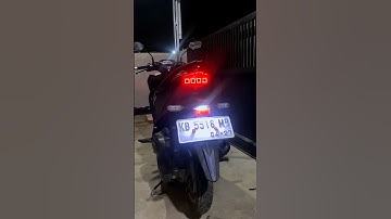 Vario New pake Stoplamp Text + Animasi ganteng nya nambah😎 #platkb #platktiniboss #pontianak #fyp