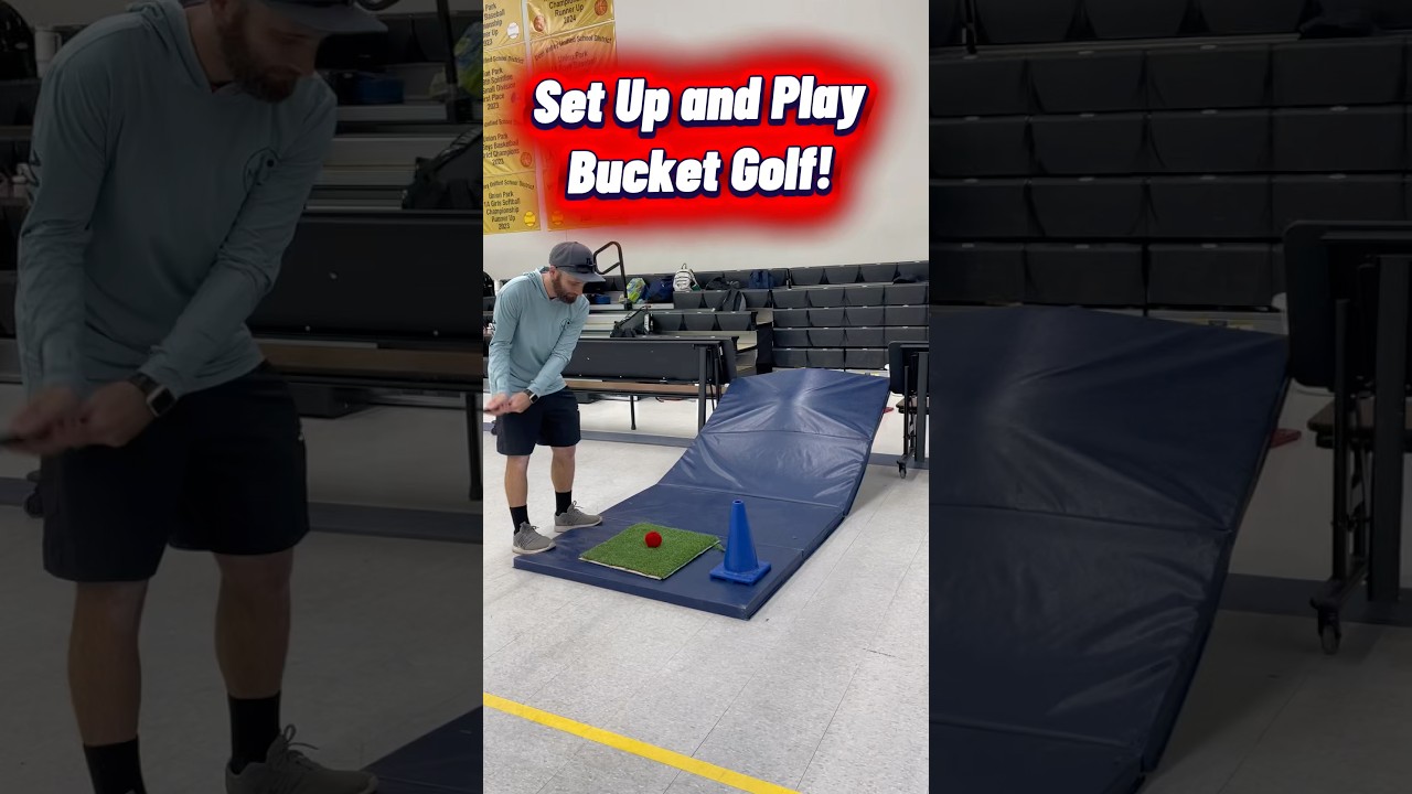 Set Up and Play Bucket Golf in Your Gym! #physicaleducation #peteacher