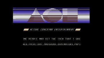 Actual Cracking Entertainment [ACE] intro - IO C64