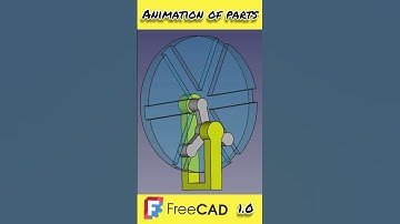Freecad 1.0 Assembly Animation: Precision in Motion! #FreecadAssembly #3DDesign #CADAnimation