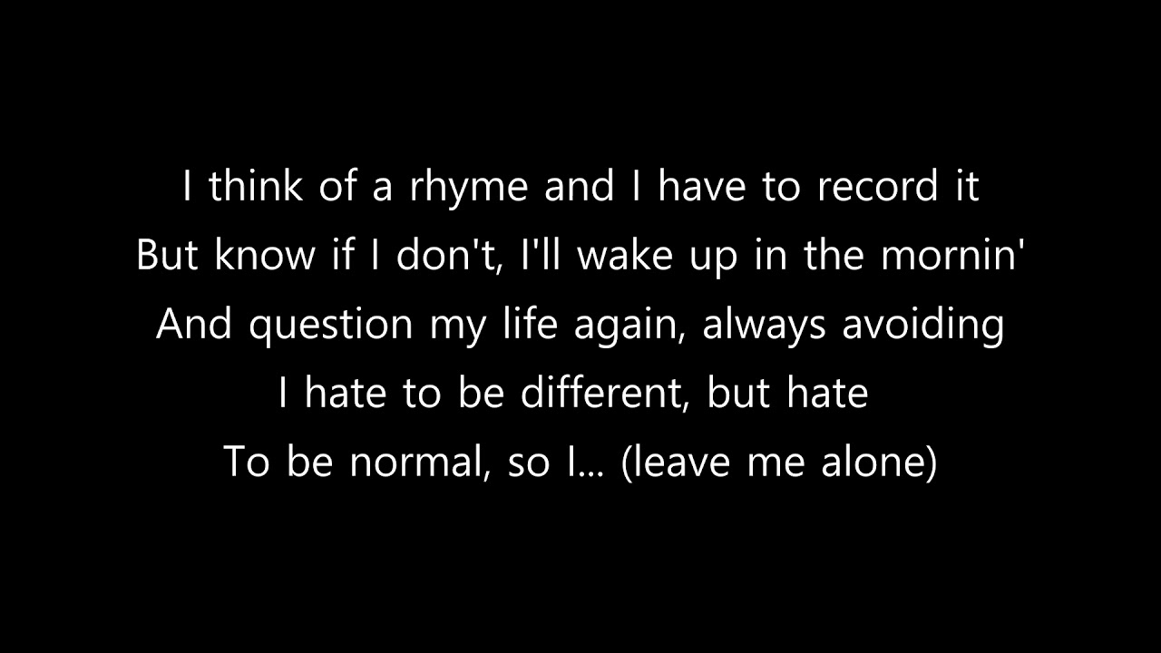 Leave Me Alone Song Lyrics