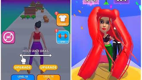 Build a Queen vs Twerk Race 3D - Android iOS Mobile Gameplay Walkthrough @KLSKINBOX