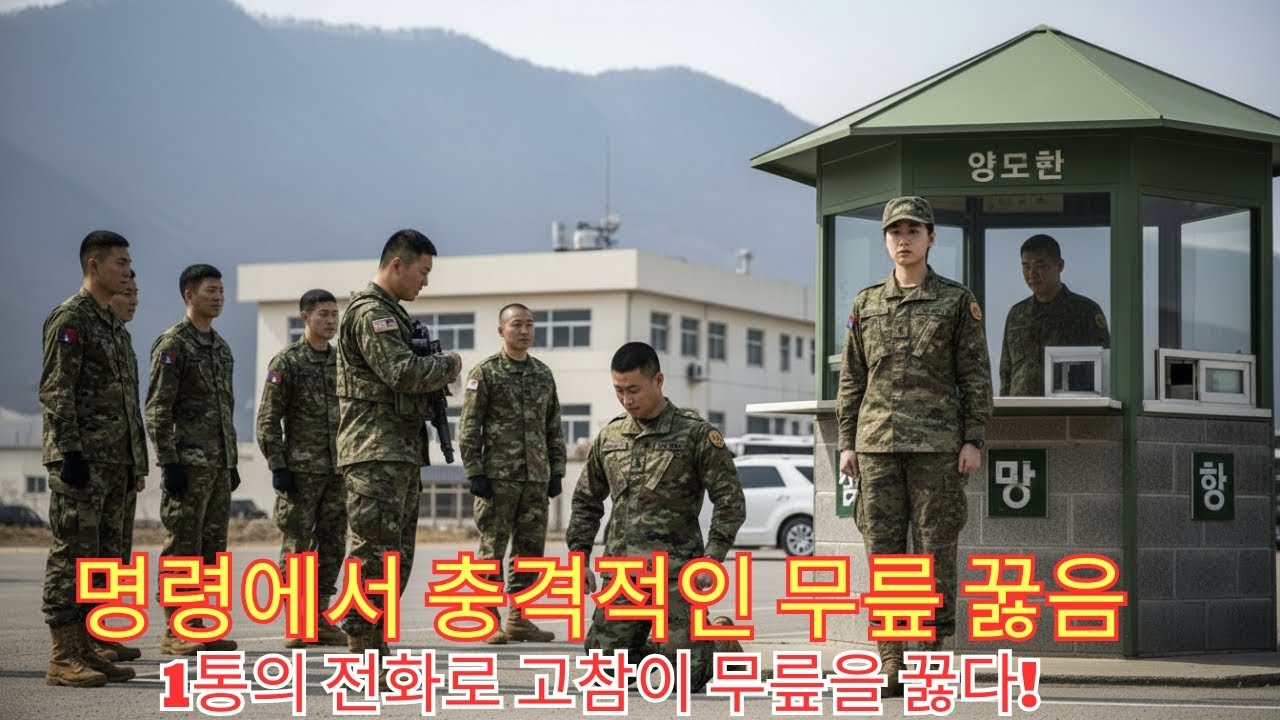 707특임대 출신 최연소 여소장을 술자리에서 