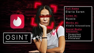 Find Tinder Profile Information with OSINT