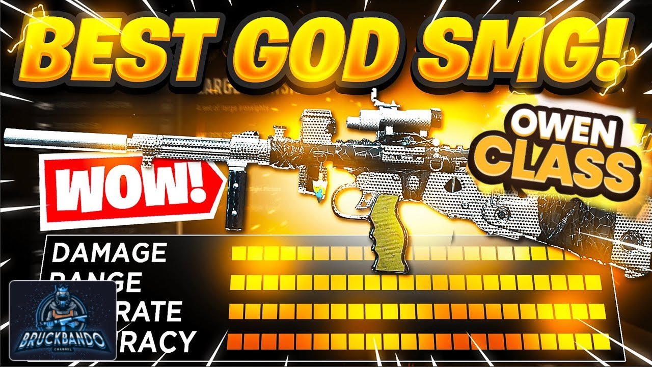 This SMG has the FASTEST TTK in WARZONE! 💨 (Low Level + Max Level Owen Gun Class Setup)