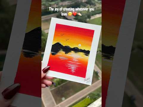 Day 84/365❤️🧡 #art #painting #youtubeshorts #trending #viral #viralshorts #trendingshorts #shorts