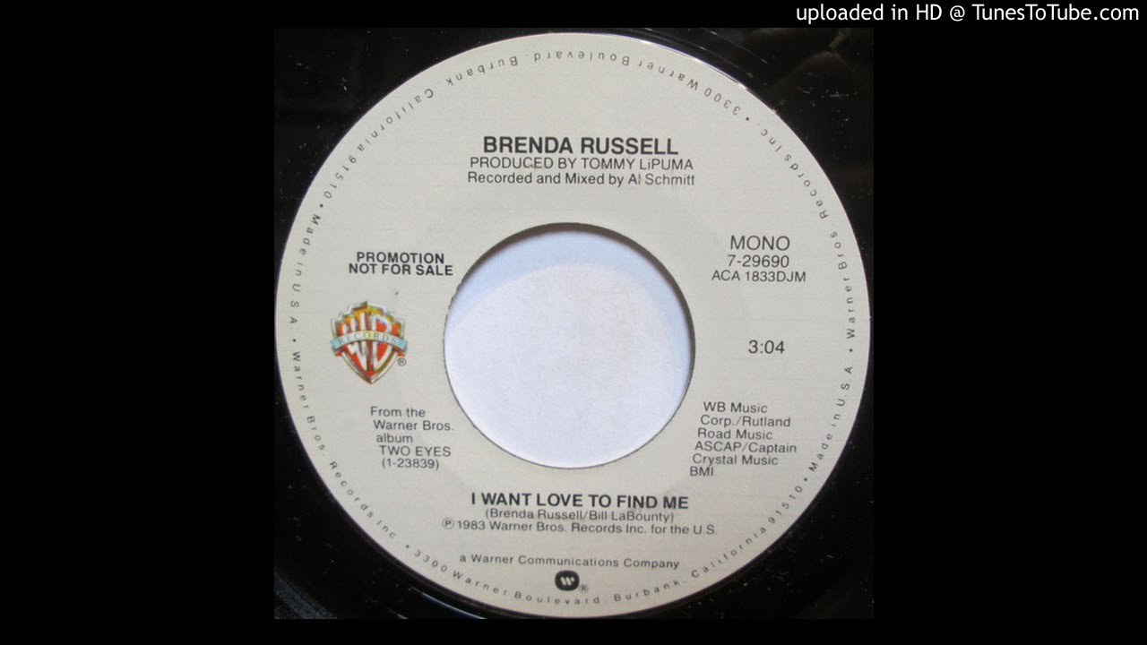 Brenda Russell - I Want Love to Find Me 1983 HQ Sound