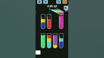 Water Color Sort Level 159 Gameplay
