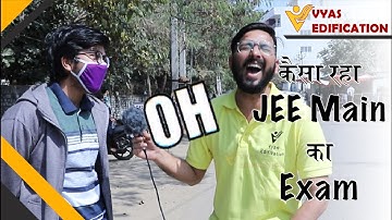 JEE Mains 2021 Student Review | 24th Feb Shift-2 | KOTA | Vyas Edification