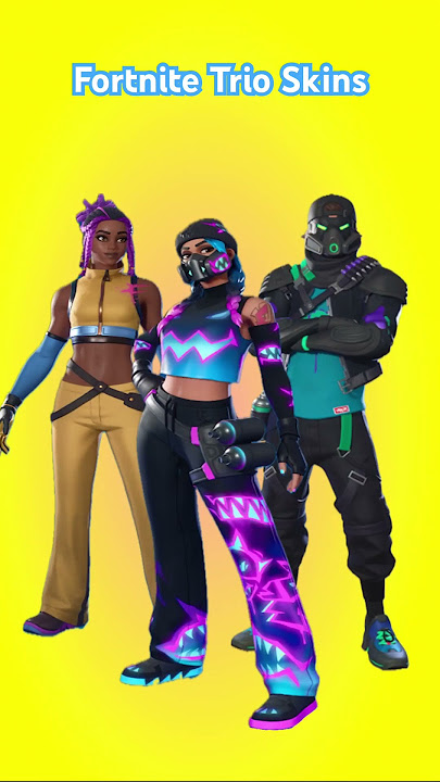 #fortniteskins #trio #fortnitetrios #skins #punk #beach #anime #knight #knights #streetart