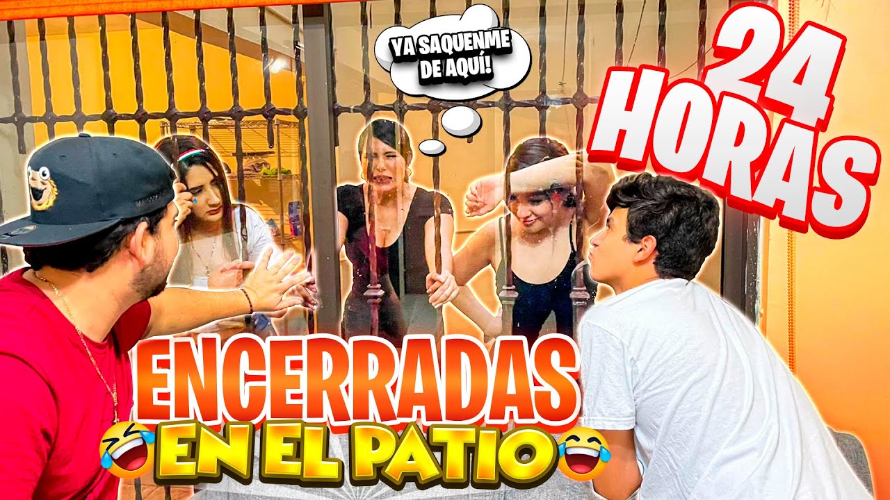ENCERRAMOS 24 HORAS EN EL PATIO A LAS ROCKSTARS 😅