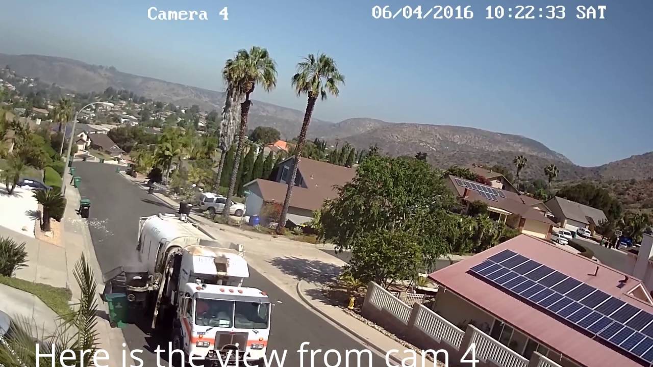 City of San Diego trash pickup? Sorry no sound YouTube
