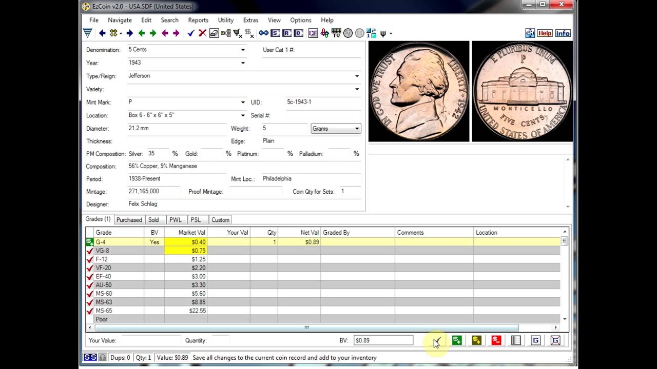 EzCoin: Tracking Bullion Values in EzCoin - YouTube