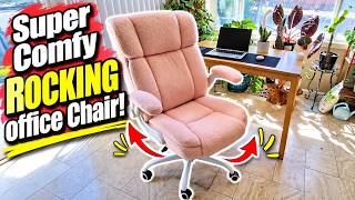 Breathable Comfort: BRTHORY Executive Cloth Desk Chair with Lumbar Support screenshot 2