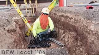 Protective measures taken by members of IBEW Local 1186