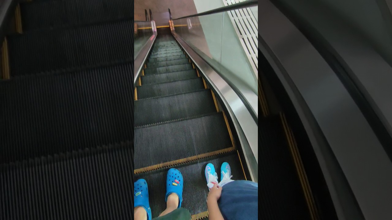 steep escalator 