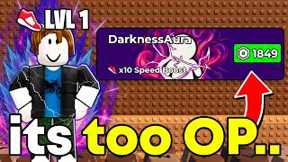 Starting Over with the NEW BEST AURA in +1 Speed Keyboard Escape! (its op)