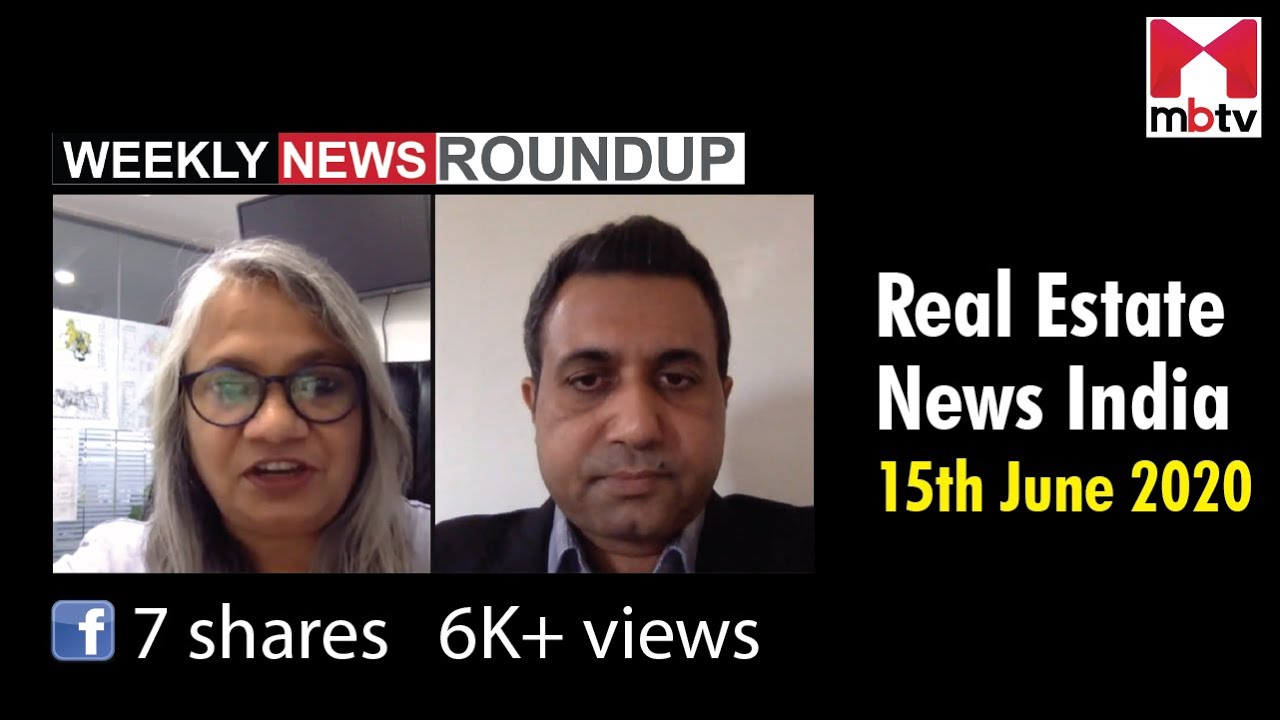 Real Estate News India 15th June 2020