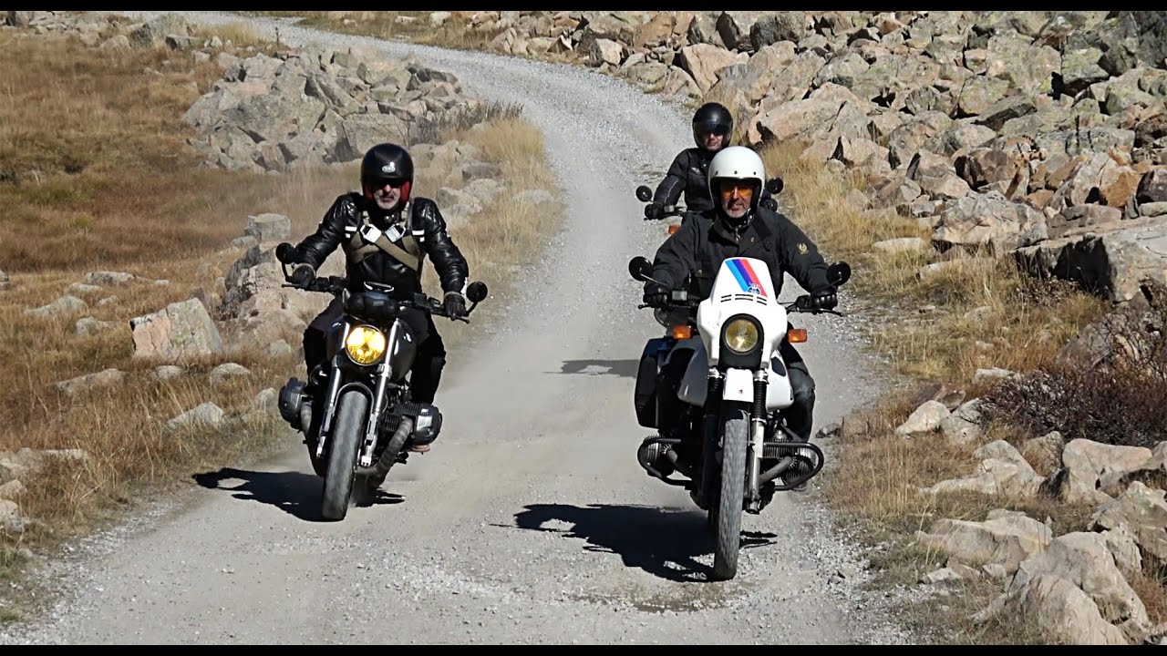 BMW R80GS et une 2CV en balade